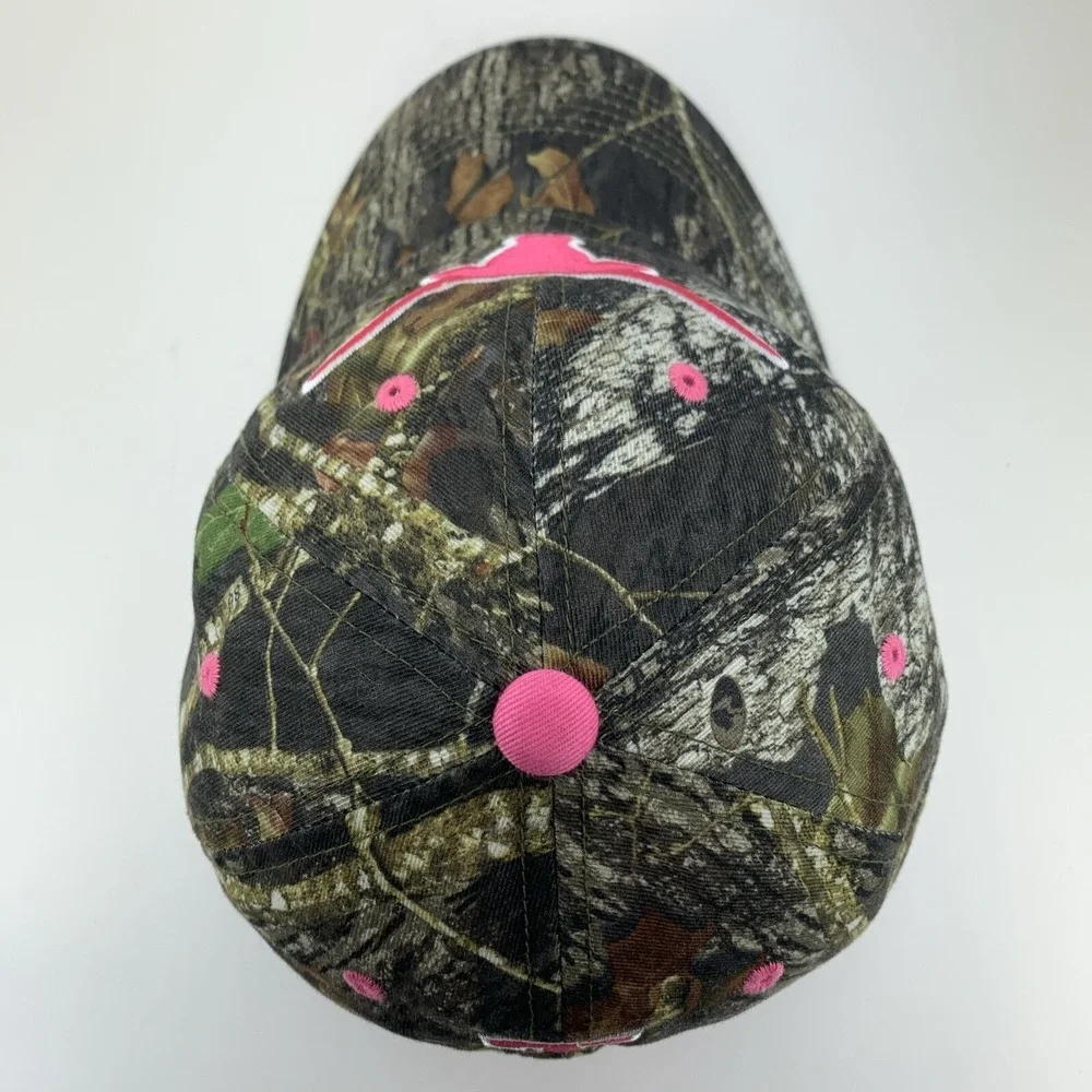 Texas Longhorns Camo Hat Ladies Pink OSFA Captivating Baseball Cap Mossy Oak